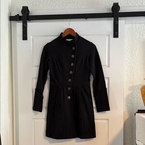 CAbi Black Knit Coat